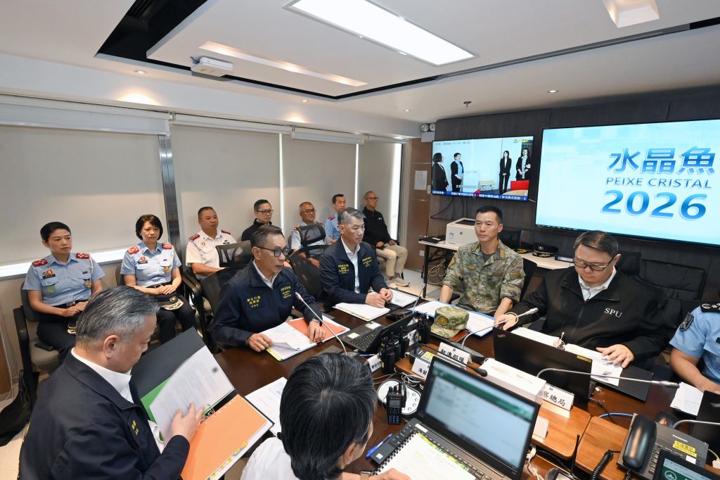01保安司司长陈子劲主持代号“水晶鱼2026”民防演习.jpg